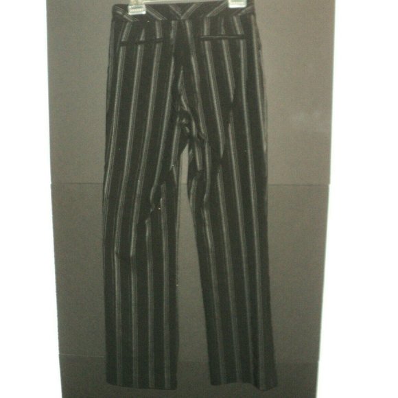 Peace of Cloth 4 Pantsuit Black Gray Pin Stripes - Picture 6 of 7